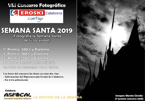 La Noticia Calahorra La Rioja Concurso De Fotografía Sobre La Semana Santa 2019 Con Eroski 